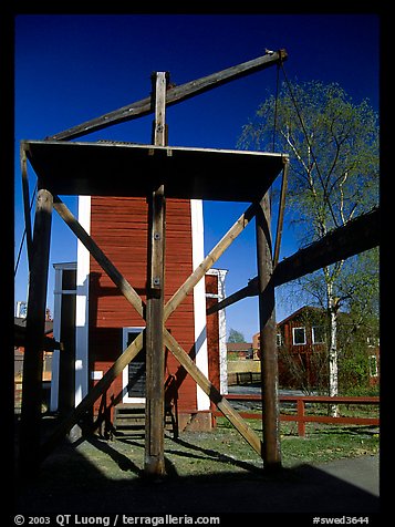 Mining installations in Falun. Central Sweden