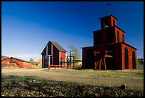 Mining buildings in Falun. Central Sweden