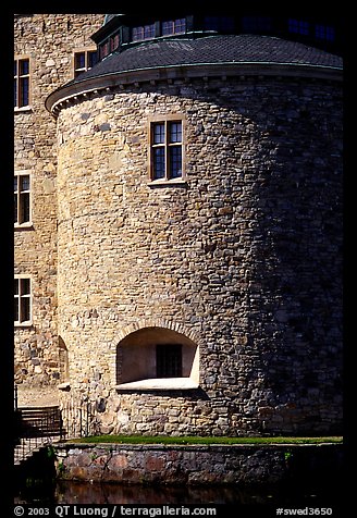 Tower of the Orebro slott, Orebro. Central Sweden