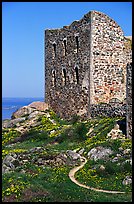 Ruins of the 16th century castle Brahehus near Granna. Gotaland, Sweden