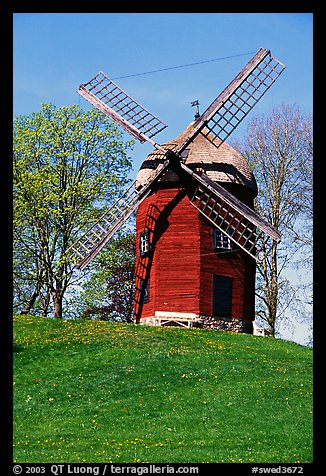 Windmill. Gotaland, Sweden