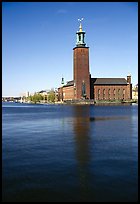 Stadshuset, used for Nobel receptions. Stockholm, Sweden (color)