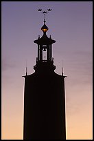 Tower of the Stadshuset. Stockholm, Sweden