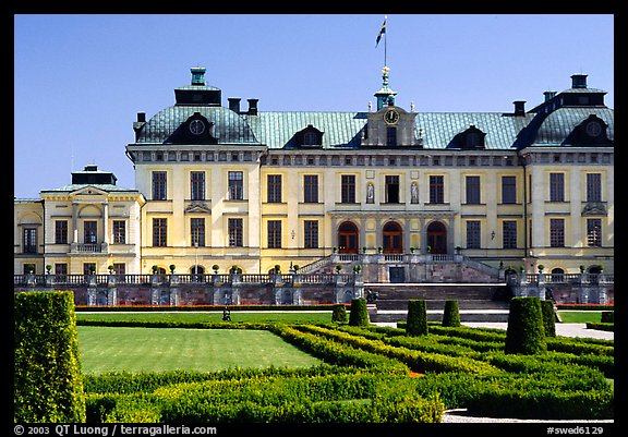 Park and Royal residence of Drottningholm. Sweden