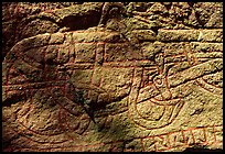 Typical Uppland rune stones. Uppland, Sweden (color)