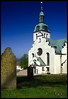 Church near Granna. Gotaland, Sweden (color)