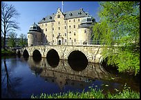 Orebro slott (castle) in Orebro. Central Sweden (color)