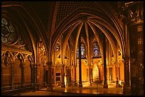 Lower Holy Chapel. Paris, France (color)