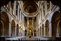 First floor of the Versailles palace chapel. France