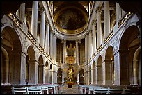 First floor of the Versailles palace chapel. France ( color)