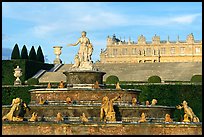 Fountain in the Versailles palace extensive gardens. France ( color)