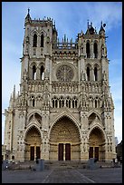 Cathedral facade, Amiens. France