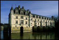 Chenonceaux chateau. Loire Valley, France (color)