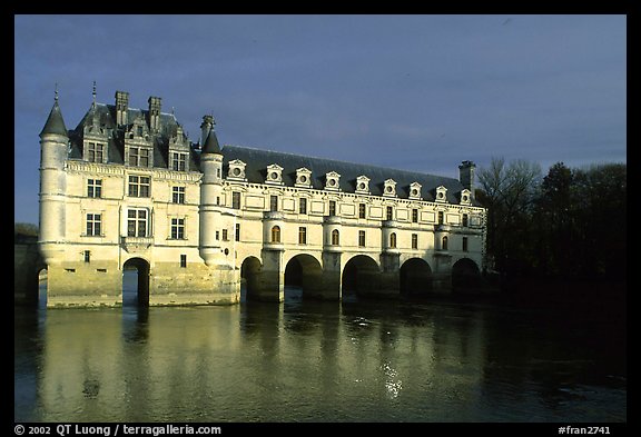 Chenonceaux chateau. Loire Valley, France