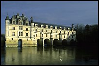 Chenonceaux chateau. Loire Valley, France (color)