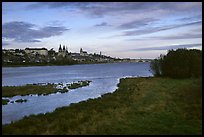 Blois across the Loire River. Loire Valley, France ( color)