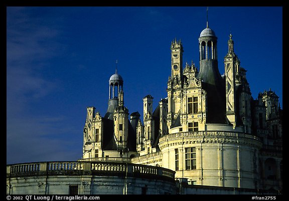 Chambord chateau. Loire Valley, France (color)