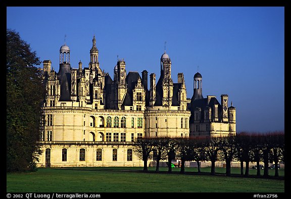 Chambord chateau. Loire Valley, France (color)