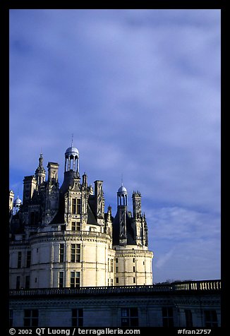 Chambord chateau. Loire Valley, France (color)