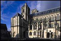 Saint-Etienne Cathedral. Bourges, Berry, France ( color)