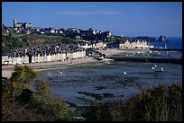 Cancale at low tide. Brittany, France (color)