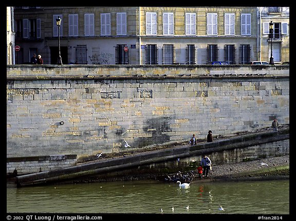 Ramp on Saint-Louis island. Paris, France (color)