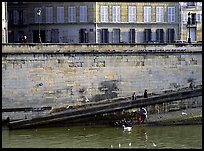 Ramp on Saint-Louis island. Paris, France