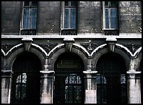 Facade of Lycee Louis-le-Grand, the most prestigious of the French high schools. Quartier Latin, Paris, France