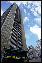 Paris's Chinatown consists of a block of high-rises in the 13rd district. Paris, France