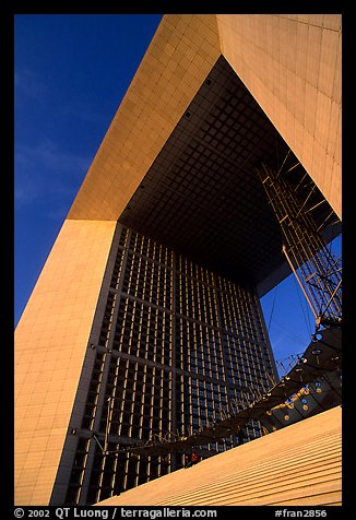 Detail of Arche de la Defense. France (color)