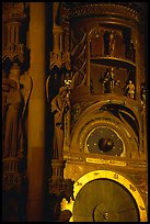 Astrological clock inside the Notre Dame cathedral. Strasbourg, Alsace, France