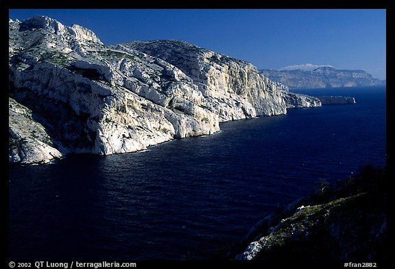 Calanque de Morgiou. Marseille, France (color)