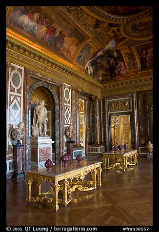 Versailles Palace room. France (color)