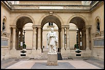 Courtyard of the College de France. Quartier Latin, Paris, France