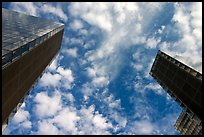 Tower buildings of the Bibliotheque Francois Mitterand. Paris, France (color)