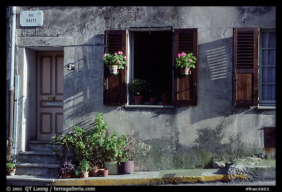 Street in Vallauris. Maritime Alps, France (color)