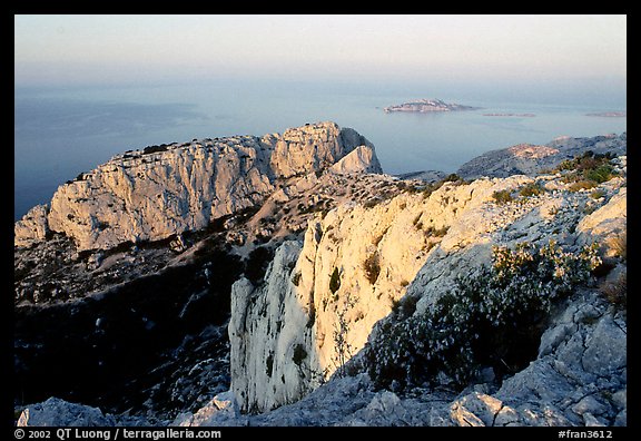 Grande Candelle at sunrise. Marseille, France (color)