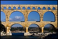 Pont du Gard Roman Aqueduct. France ( color)