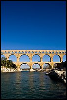 Roman Aqueduct and bridge over the Gard. France