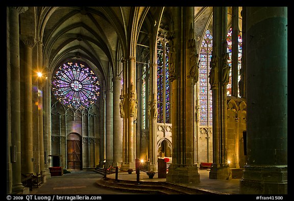 Transept, basilique St-Nazaire. Carcassonne, France