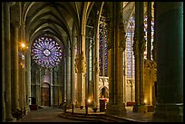 Transept, basilique St-Nazaire. Carcassonne, France (color)