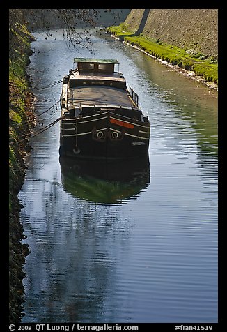 Peniche, Canal du Midi. Carcassonne, France (color)