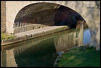 Stone bridge across Canal du Midi. Carcassonne, France ( color)