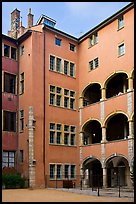 Maison des Avocats, vieux Lyon. Lyon, France (color)