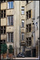 Old house in historic district. Lyon, France ( color)