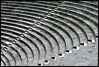 Tiered seats arrranged in a semi-circle, Orange. Provence, France (color)