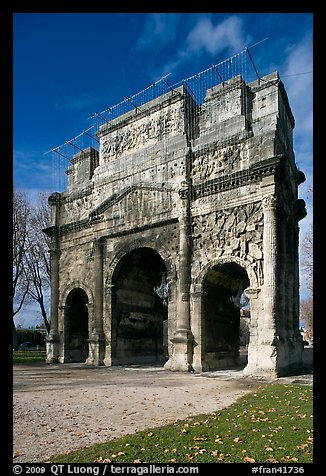 Triumphal arch, Orange. Provence, France (color)