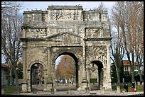 Roman arch, Orange. Provence, France (color)