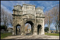 Ancient Roman arch, Orange. Provence, France ( color)