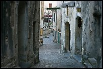 Village street, Les Baux-de-Provence. Provence, France (color)